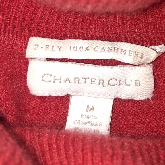 CHARTER CLUB cashmere sweater - Picture 3 of 6